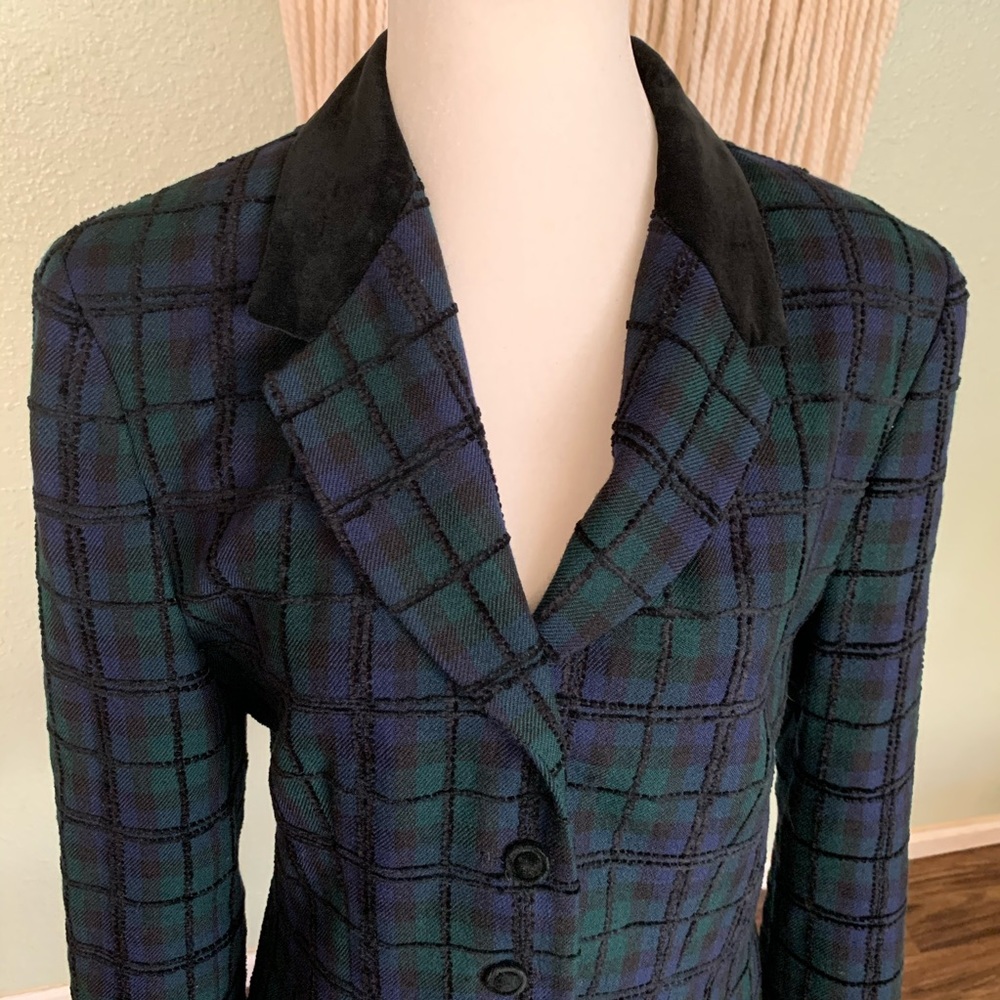 Pendleton Wool Blend Plaid Button Up Jacket - image 2